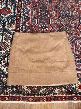 J. Crew Light Brown Wool Skirt